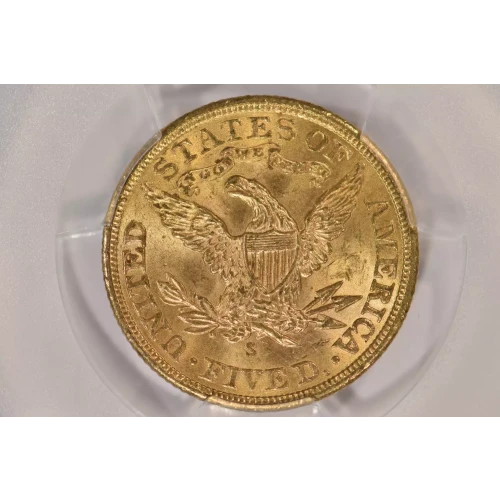 1901S 5 Liberty PCGS MS64 CAC CAC (2)