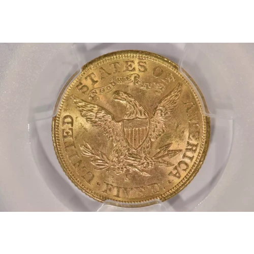 1901S 5 Liberty PCGS MS64 CAC CAC (2)