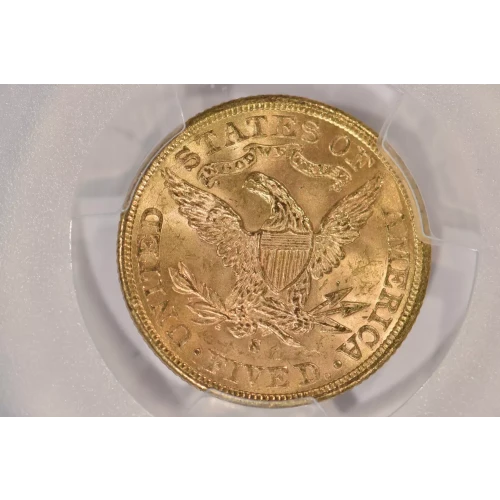 1901S 5 Liberty PCGS MS64 CAC CAC (2)