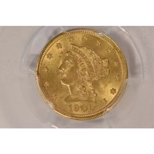 1902 2.5 Lib PCGS MS64 CAC CAC (2)