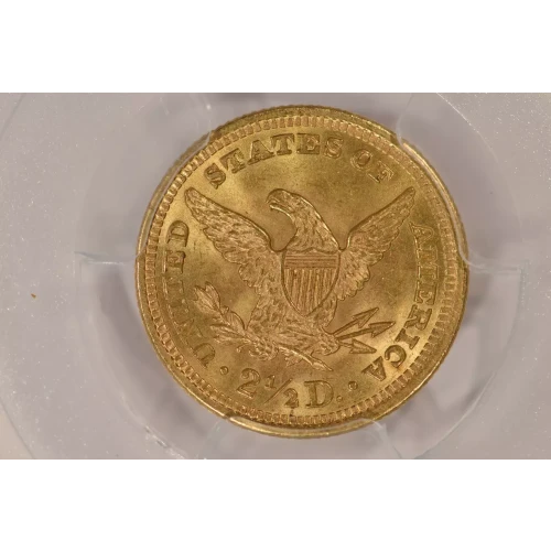 1902 2.5 Lib PCGS MS64 CAC CAC (3)