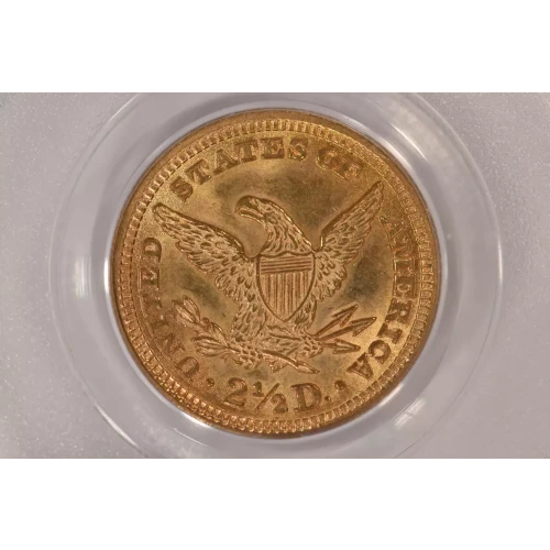 1902 $2.5 Lib PCGS MS64 CAC CAC (2)
