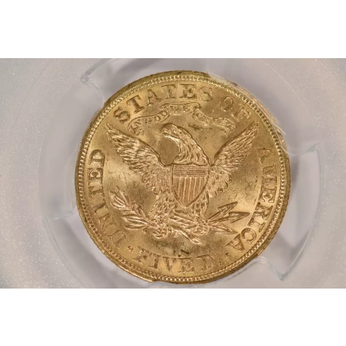 1902 $5 Lib PCGS MS64 CAC CAC (3)