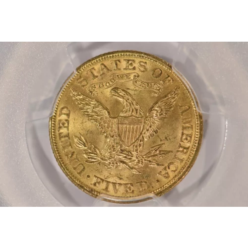 1902 5 Liberty PCGS MS66 (3)