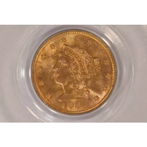 1903 2.5 Lib MS64 CAC CAC