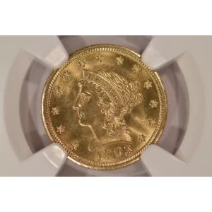 1903 2.5 Lib NGC MS65 CAC CAC (3)