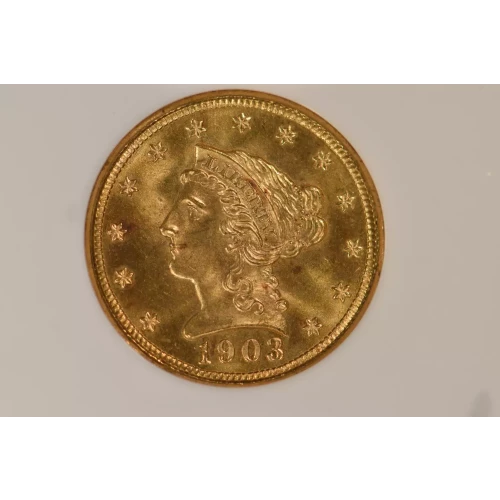 1903 2.5 Lib NGC MS66 CAC CAC