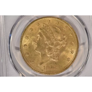 1903 $20 Lib PCGS MS64CAC CAC (2)