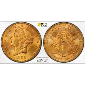 1903 20 Lib PCGS MS65+ (2)