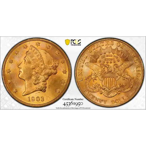 1903 20 Lib PCGS MS65+ (2)