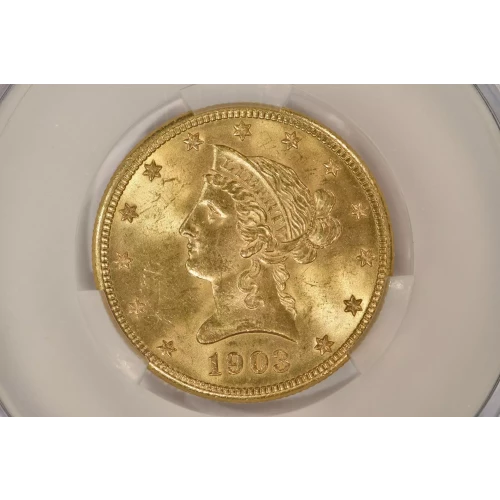 1903S 10 Lib CACG MS64 (4)