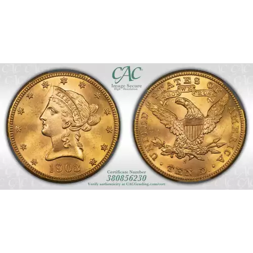 1903S 10 Lib CACG MS64 (4)