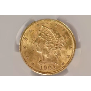 1903S 5 Lib CACG MS64 (4)