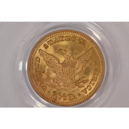 1904 $2.5 Lib PCGS MS65 CAC CAC (2)