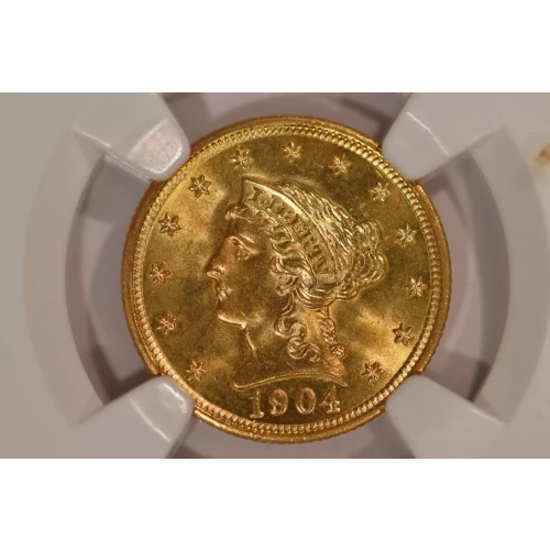 1904 2.5 Liberty NGC MS67