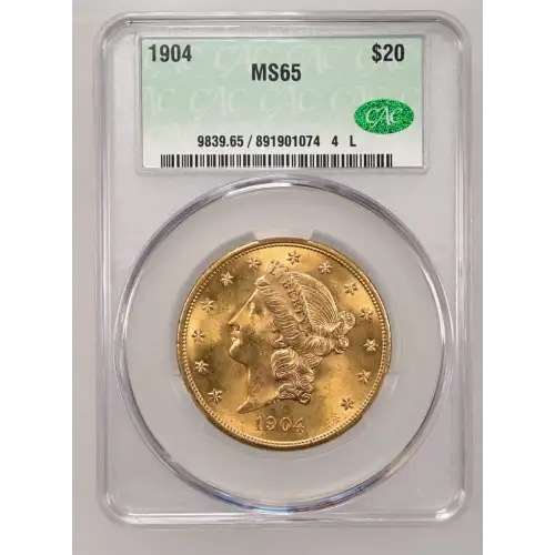 1904 20 Lib CACG MS65 (2)