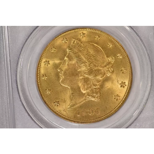 1904 $20 Lib MS65CAC CAC