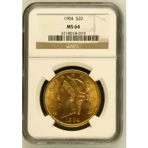 1904 20 Lib NGC MS64 CAC CAC (2)