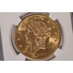 1904 20 Lib NGC MS64+ CAC CAC (3)
