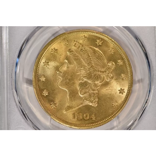 1904 20 Lib PCGS MS64CAC CAC (2)
