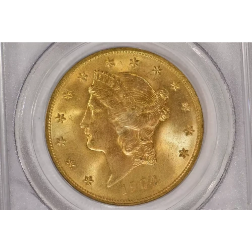 1904 20 Lib PCGS MS65 CAC CAC (2)