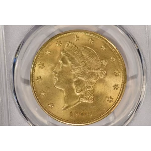 1904 20 Lib PCGS MS66