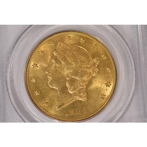 1904 20 Liberty PCGS MS64 CAC CAC