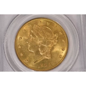 1904 20 Liberty PCGS MS64 CAC CAC
