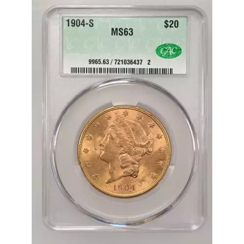 1904S 20 Lib CACG MS63 (2)