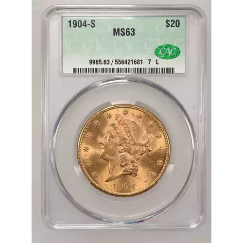 1904S 20 Lib CACG MS63 (2)