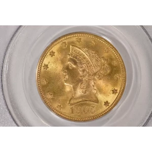1905 10 Liberty PCGS MS64