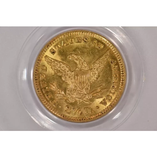 1905 $2.5 Lib PCGS MS63 CAC CAC (2)