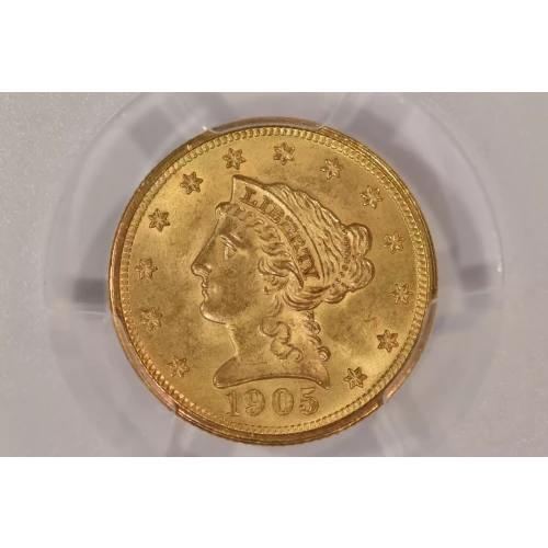 1905 2.5 Lib PCGS MS65 CAC CAC (2)