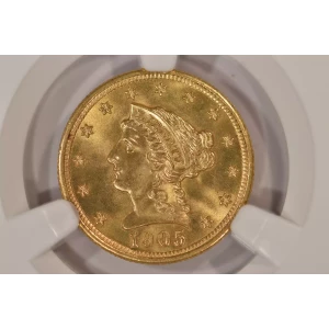 1905 2.5 Liberty NGC MS67