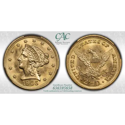 1905 2.5 Lib CACG MS65 (4)