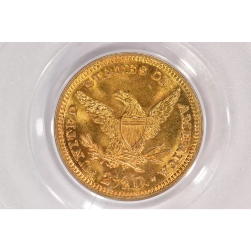 1906 $2.5 Lib PCGS MS63 CAC CAC (2)