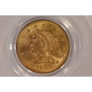 1906 $2.5 Lib PCGS MS65 CAC CAC