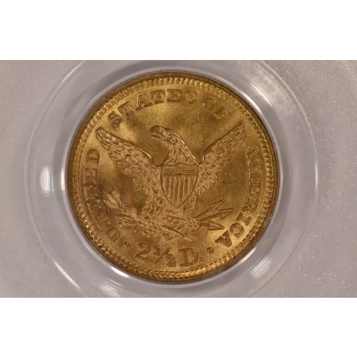 1906 $2.5 Lib PCGS MS65 CAC CAC (2)