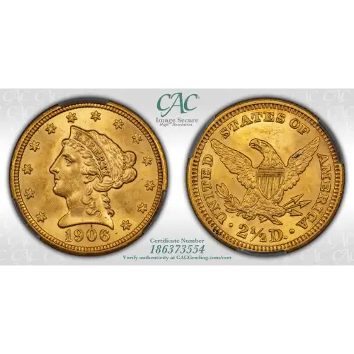 1906 2.5 Lib CACG MS65 (4)