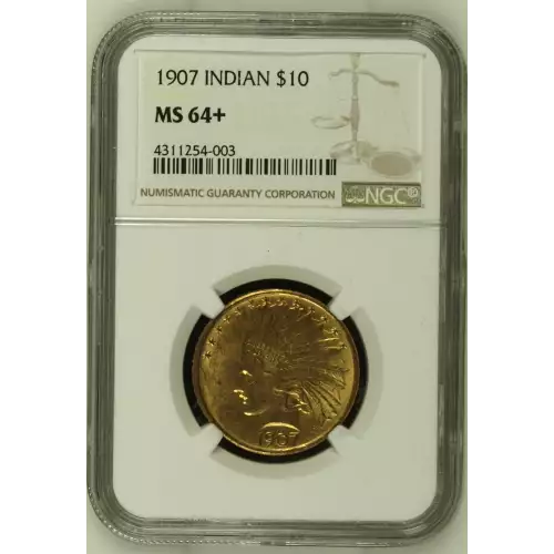 1907 $10 Ind NGC MS64+ (2)
