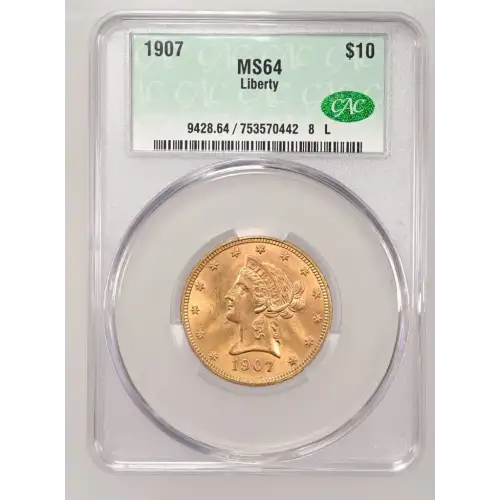 1907 10 Lib CAC MS64 (2)