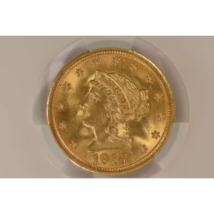 1907 2.5 Lib CACG MS65 (4)