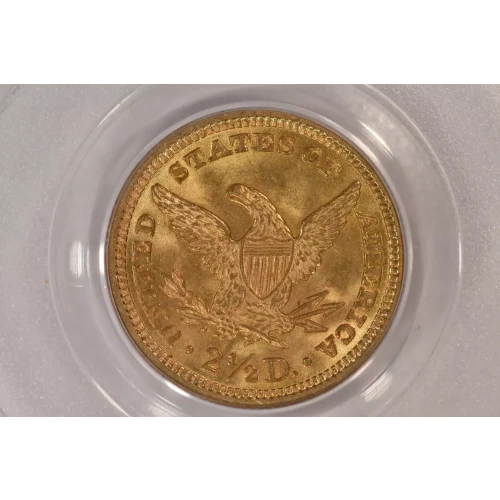 1907 2.5 Lib PCGS MS64 CAC CAC (2)