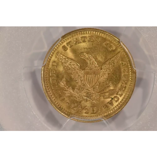 1907 2.5 Lib PCGS MS64CAC CAC (2)