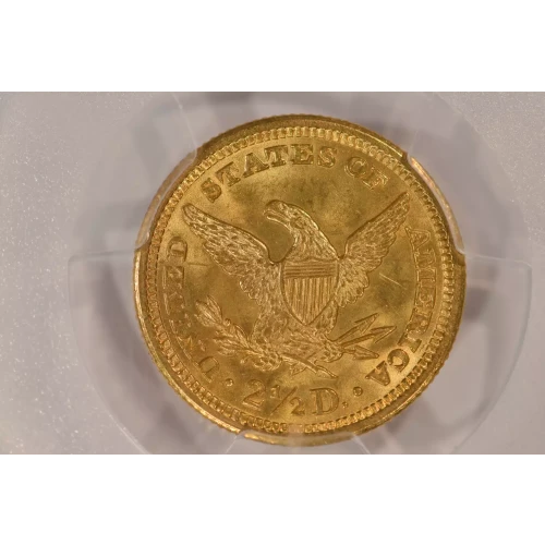 1907 $2.5 Lib PCGS MS64CAC CAC (3)
