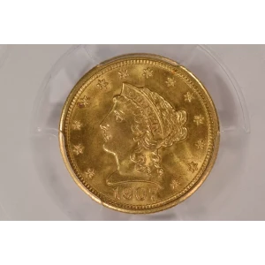 1907 $2.5 Lib PCGS MS65 CAC CAC (2)