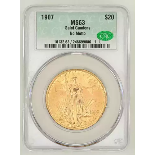 1907 20 Saint CACG MS63 (2)