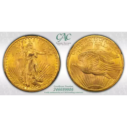 1907 20 Saint CACG MS63 (4)