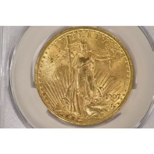 1907 20 Saint CACG MS63 (5)