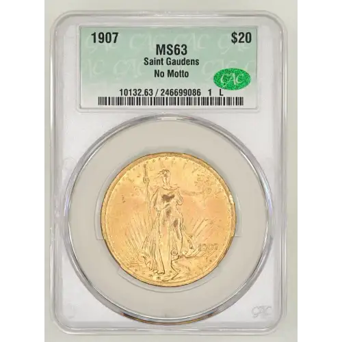 1907 20 Saint CACG MS63 (2)